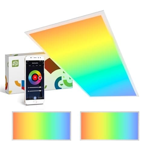 ASD 2 Pack 2x4 Smart RGBW LED Panel — See Colors Like a PRO ASD 2 Pack 2x4 Smart RGBW LED Panel — See Colors Like a PRO