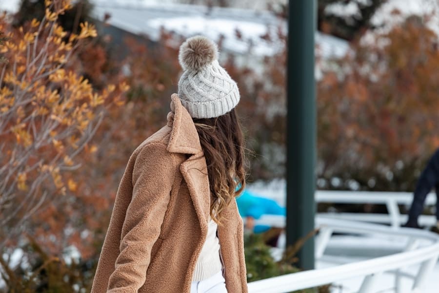 Photo Stylish Winter Clothing
