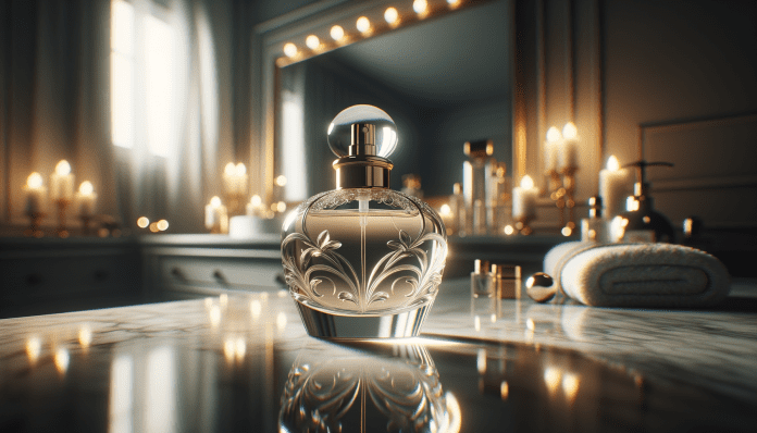 Photo woman perfume